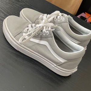 Vans grey low top sneakers